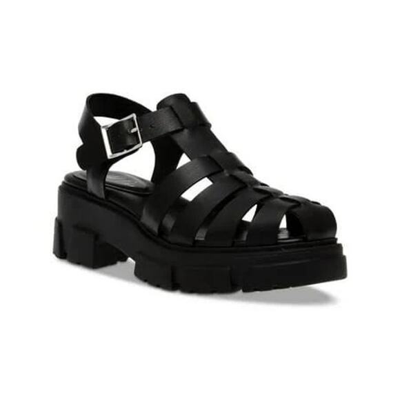 NiB size 8 Wild Pair Heraap Womens Strappy Adjustable Fisherman Sandals - Picture 1 of 6